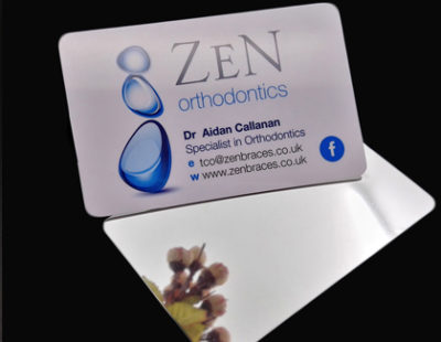 Plastic Business Cards - Mirror Effect / Reflective