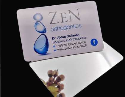 Plastic Business Cards Mirror Effect, Mirror Effect Business Cards